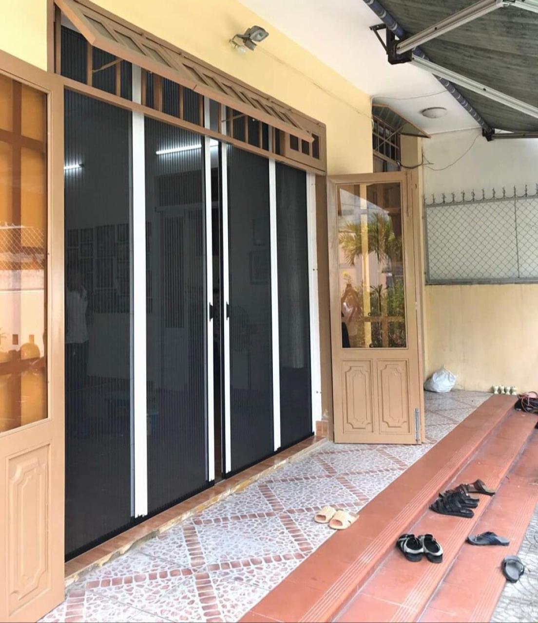 Cửa lưới chống muỗi dạng xếp không ray ghép cánh cao cấp Cửa lưới chống muỗi dạng xếp không ray ghép cánh cao cấp