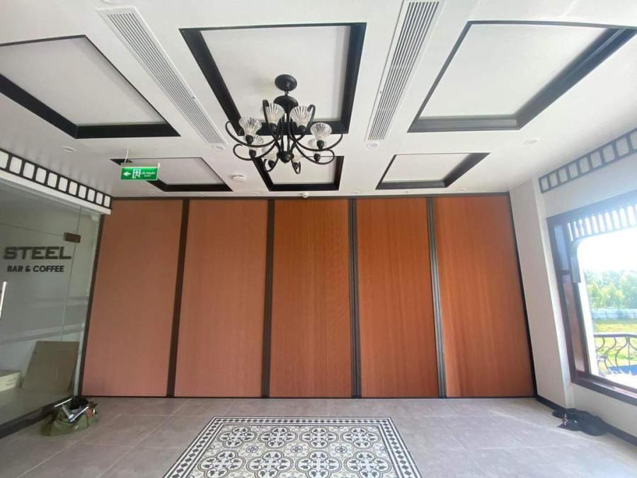 Rèm vách ngăn tổ ong không ray ghép cánh Rèm vách ngăn tổ ong không ray ghép cánh