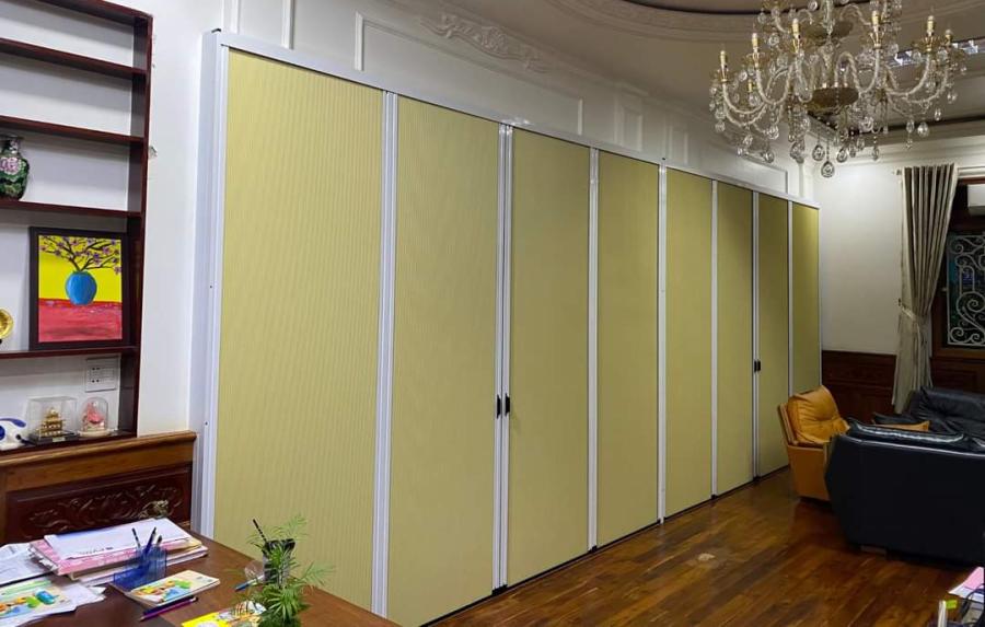 Rèm vách ngăn tổ ong không ray ghép cánh Rèm vách ngăn tổ ong không ray ghép cánh