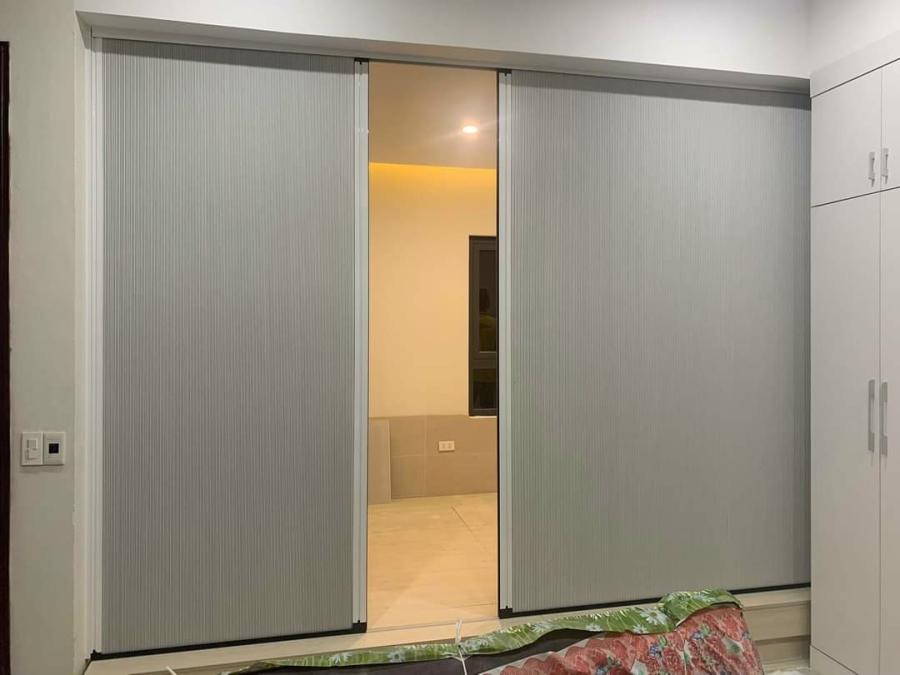 Rèm vách ngăn tổ ong không ray ghép cánh Rèm vách ngăn tổ ong không ray ghép cánh