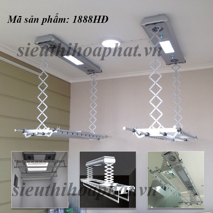 Giàn phơi quần áo thông minh 1888HD